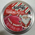 Aaron s Crazy Liquid Glass Thinking Putty 1 06oz Sealed Santa Sparkle