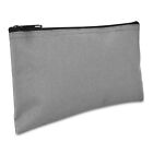 Deposit Bag Bank Pouch Zippered Safe Money Bag Organizer In Gray 2 Pack