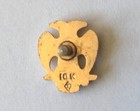 Yellow Gold Scottish Rite 32nd Degree Mini Lapel Pin - 10k Masonic Eagle