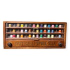 Large   Long Four Drawer Antique Corticelli Spool Cabinet  C  1890