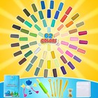 Modeling Clay Kit 62 Colors Kids Ages 3-12 Air Dry Molding Craft Set With Tools