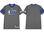 Adidas Nba Fit T-shirt Men s Large Gray blue Short Sleeve Basketball Tee