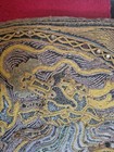 A Marriage Kalaga Embroidered Tapestry 22 square Pillow With Dragon   Phoenix