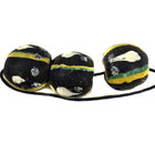 3 Ghost Venetian Black Trade Beads