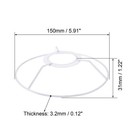 Lamp Shade Ring 150mm Dia Lampshade Holder Frame Ring For Bulb Light Iron