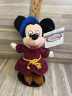 Vintage The Disney Store Sorcerer Mickey Mouse Mini Bean Bag Plush Toy Stuffed