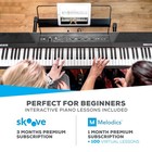 Recital     88 Key Digital Piano Keyboard With Semi Weighted Keys  2x20w Speake   