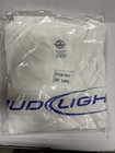 Vintage Bud Light Shirt Mens Xl White Blue Spelled Out Logo Beer    alcohol    - New