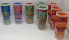 Vtg Mid Century Modern New York World s Fair Tumblers 1964-1965 Glass Set Of 8
