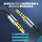 6ft 3 5mm Aux Audio Nylon Braided Cord Cable Pc Ipod Car Phone Headphone Lot