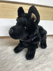 Harko 8  Black German Shepherd Plush Stuffed Animal Dog Douglas Toy With Collar