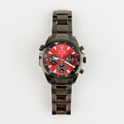 Bulova 98b350 Marine Star Red Dial Gray Band Chronograph Men s Quartz Watch 43mm