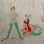 Vintage Wamsutta Superlin Disney Peter Pan Top Sheet 63 X 104 Made In Usa