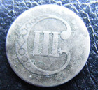 Yw468 Usa 3 Cents 1852 