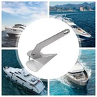 Small Yachts Anchor 316stainless Steel Triangular-shape Boat Anchor 59 30 26 7cm
