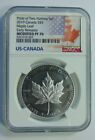 Canada   2019 Maple Leaf  9999 Silver  5 Ngc Modified Pf 70 - 1 Ozt