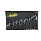 John Deere Metric Full-polished Combination Wrench Set  20-piece  Ty19977