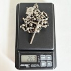 Vintage All Sterling Silver Rosary Prayer Bead Cross Crucifix 20 25    26 3 Gr