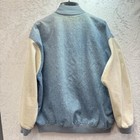 Y2k Vintage 90   s Varsity Jacket Faded Stonewash Denim Fruit Of The Loom Grunge