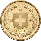 Swiss Gold 20 Francs  1867 Oz - Confoederatio - Au - Random Date