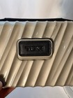 Tumi For Delta Grey  Logo Hard Shell Amenity Travel Cases Only- Set Of 2