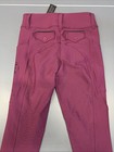 Free Ride Equestrian Lux Zip Breeches  Raspberry  Full Seat  Xs Regular  Nwt 