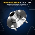 Front 4-lug Wheel Bearing And Hub W abs For 2000-2011 Ford Focus 00 01