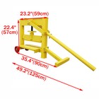 Manual Stone Brick Cutter Paving Tool Block Splitter Cutting Machine With Wheels