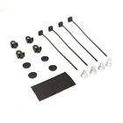 Universal 12  10-blade Radiator Fan Slim Fit 12v Push pull Cooling Mount Kit
