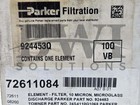 New Parker 924453q Hydraulic Filter 10-micron  10-gpm  Fiberglass Filter Media