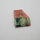 Vintage Red And Green Farmhouse House Pin By Lucinda Brooch Jewelry