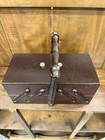 Used Japanese Vintage Wooden Sewing Box Retro Antique Collection