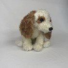 Ty Classic Vintage White brown Beasley Spaniel Puppy Dog Plush Stuffed Animal