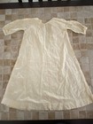 Antique 1920s Child White Cotton Dress Simple Primitive Vintage