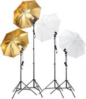 Perfect Square Professional Photography Lighting Kit 8 5 x10  Backdrop System