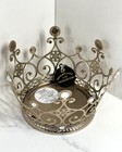 1 Bath   Body Works Bridgerton Gold Crown Gems 3 Wick Candle Holder Htf Rare Nwt