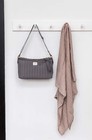 Universal Quilted Stroller Organizer With Pockets Shoulder Strap  Charcoal Gray