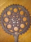 Antique Vintage Cast Iron Saw Tooth Texas Footed Trivet