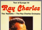 Ray Charles     Rare Vintage Original Munich 1981 Jazz Concert Poster  a1 