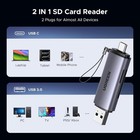 Ugreen Sd Card Reader Usb C  Usb 3 0 Micro Sd Card Reader 2 In 1 Memory Card Rea