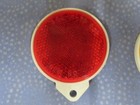 Vintage Schwinn Bicycle Red   Amber Frame Reflector Set Gem90  Sae-a-74 73 - Nos