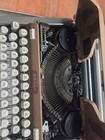 Royal Antique Manual Portable Typewriter Vintage Tan And Gray With Carrying Case