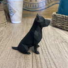 4  Geometric Pitbull Figurine  Pitbull Mom   Dad Gift  Low-poly Dog Statue