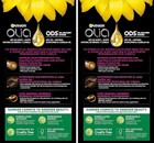 Garnier Olia  4 0 - Dark Brown  permanent Hair Color Dye  Long-lasting  2pk  Nib