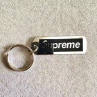 Black Supreme S s 2013 Metal Tag Keychain Polished Box Logo Brand New