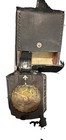 Vintage West Germany Mid-century Military Compass W black Leather Case