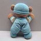 Fisher Price Blue Baby   s 1st First Bear Plush Stuffed Toy Rattle Lovey Doll