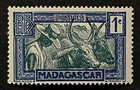 Travelstamps  1933 Madagascar Stamps Scott  147 - Hova With Zebu Oxen Mnh Og