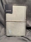 New Filofax Personal Size Domino Soft Organiser Planner Book Leather Lt Blue
