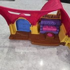 Fisher Price Little People Disney Snow White Dwarfs Musical Cottage Works Great